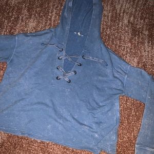 american eagle crop sweater